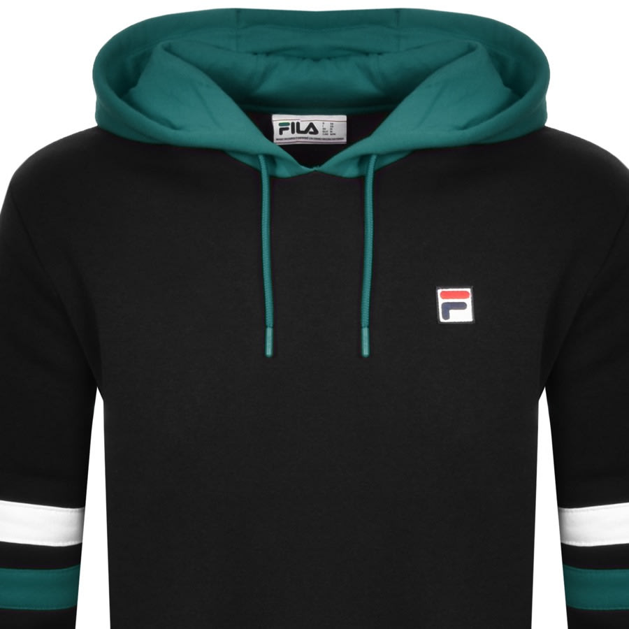 Alternative Image for ProductFila Vintage Hurley Contrast Hoodie Black2